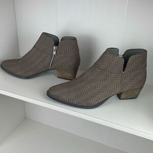 Leather Embossed Ankle Boots 11